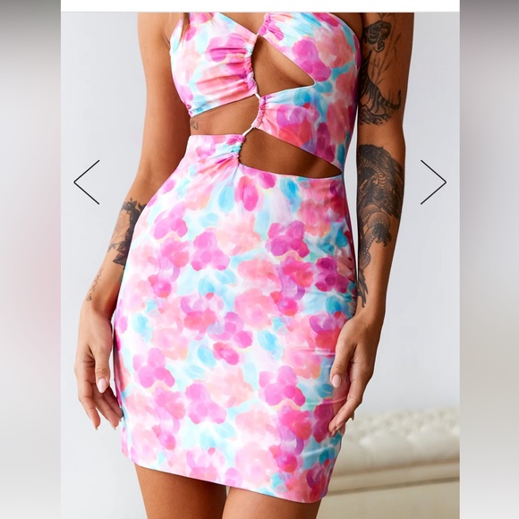 HELLO MOLLY PICTURESQUE MINI DRESS MULTI - Picture 3 of 4